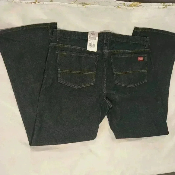 Dickies Women's Size 18R Industrial Denim 5-Pocket Dark Wash Denim Jeans‎ FD231 - Picture 11 of 11